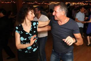 Yves dancing Salsa with Marrika